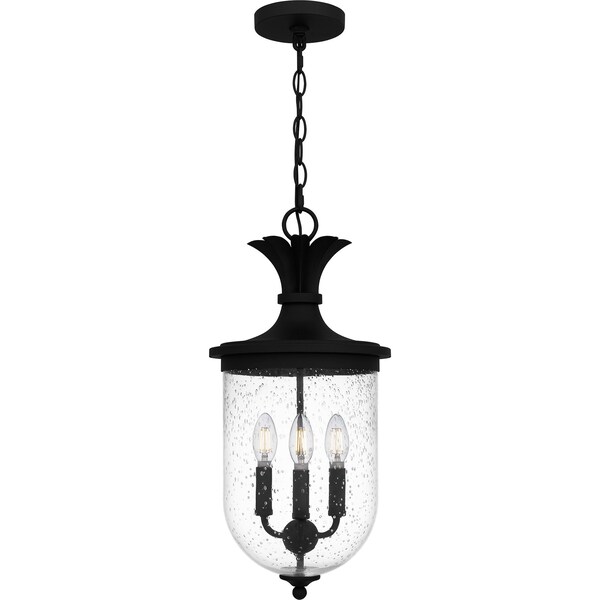 Quoizel Havana Mid Pendant 3 Lights Earth Black HVN1510EK - main